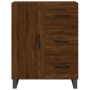 Aparador alto madera contrachapada marrón roble 69,5x34x180 cm de vidaXL, Aparadores - Ref: Foro24-3198496, Precio: 184,19 €,...