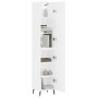 Aparador alto madera contrachapada blanco 34,5x34x180 cm de vidaXL, Aparadores - Ref: Foro24-3198801, Precio: 110,99 €, Descu...