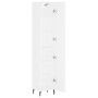 Tall white plywood highboard 34.5x34x180 cm by vidaXL, Sideboards - Ref: Foro24-3198801, Price: 110,99 €, Discount: %