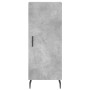 Aparador de madera contrachapada gris hormigón 34,5x34x180 cm de vidaXL, Aparadores - Ref: Foro24-3198805, Precio: 123,17 €, ...