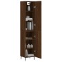 Tall oak brown plywood highboard 34.5x34x180 cm by vidaXL, Sideboards - Ref: Foro24-3198808, Price: 120,99 €, Discount: %