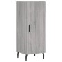 Tall Sonoma gray plywood sideboard 34.5x34x180 cm by vidaXL, Sideboards - Ref: Foro24-3198807, Price: 110,18 €, Discount: %