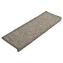 Self-adhesive stair mat 15 units gray beige 65x21x4cm by vidaXL, Stair mats - Ref: Foro24-326906, Price: 110,62 €, Discount: %