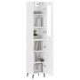 High glossy white plywood sideboard 34.5x34x180 cm by vidaXL, Sideboards - Ref: Foro24-3199187, Price: 113,99 €, Discount: %