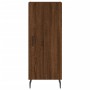 Aparador alto madera contrachapada roble marrón 34,5x34x180 cm de vidaXL, Aparadores - Ref: Foro24-3199192, Precio: 118,68 €,...