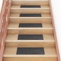 Alfombrilla autoadhesiva escalera 15 uds gris 60x25 cm de vidaXL, Alfombrillas para escalones - Ref: Foro24-326913, Precio: 3...