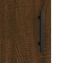 Tall oak brown plywood highboard 34.5x34x180 cm by vidaXL, Sideboards - Ref: Foro24-3199200, Price: 120,99 €, Discount: %