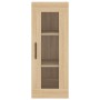 Aparador de madera contrachapada roble Sonoma 34,5x34x180 cm de vidaXL, Aparadores - Ref: Foro24-3199196, Precio: 121,99 €, D...