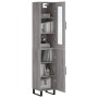 Aparador alto madera contrachapada gris Sonoma 34,5x34x180 cm de vidaXL, Aparadores - Ref: Foro24-3199199, Precio: 121,99 €, ...