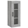 Aparador alto madera contrachapada gris Sonoma 34,5x34x180 cm de vidaXL, Aparadores - Ref: Foro24-3199199, Precio: 121,99 €, ...