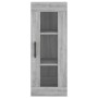 Aparador alto madera contrachapada gris Sonoma 34,5x34x180 cm de vidaXL, Aparadores - Ref: Foro24-3199199, Precio: 121,99 €, ...