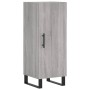 Aparador alto madera contrachapada gris Sonoma 34,5x34x180 cm de vidaXL, Aparadores - Ref: Foro24-3199199, Precio: 121,99 €, ...