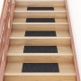 Self-adhesive stair mat 15 pcs black 60x25 cm by vidaXL, Stair mats - Ref: Foro24-326914, Price: 34,46 €, Discount: %