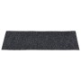 Self-adhesive stair mat 15 pcs black 60x25 cm by vidaXL, Stair mats - Ref: Foro24-326914, Price: 34,46 €, Discount: %