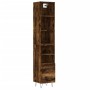 Smoked oak plywood sideboard 34.5x34x180 cm by vidaXL, Sideboards - Ref: Foro24-3189762, Price: 87,68 €, Discount: %