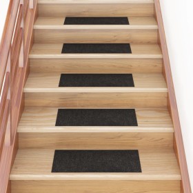 Self-adhesive stair mat 15 pcs brown 60x25 cm by vidaXL, Stair mats - Ref: Foro24-326918, Price: 34,06 €, Discount: %