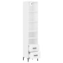 Tall white plywood sideboard 34.5x34x180 cm by vidaXL, Sideboards - Ref: Foro24-3189765, Price: 97,53 €, Discount: %