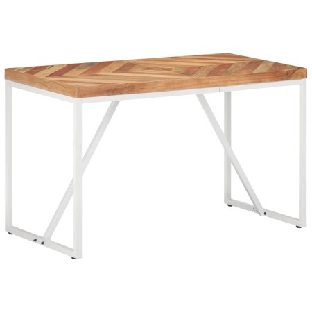 Mesa de comedor madera maciza de acacia y mango 120x60x76 cm de vidaXL, Mesas de cocina y de comedor - Ref: Foro24-323545, Pr...