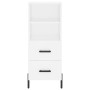 Tall white plywood sideboard 34.5x34x180 cm by vidaXL, Sideboards - Ref: Foro24-3189773, Price: 106,14 €, Discount: %