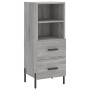 Aparador alto madera contrachapada gris Sonoma 34,5x34x180 cm de vidaXL, Aparadores - Ref: Foro24-3189779, Precio: 102,67 €, ...