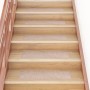 Alfombrillas autoadhesivas escaleras 15 uds marrón 76x20 cm de vidaXL, Alfombrillas para escalones - Ref: Foro24-326924, Prec...