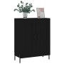 Aparador de madera de ingeniería negro 69,5x34x90 cm de vidaXL, Aparadores - Ref: Foro24-830205, Precio: 97,89 €, Descuento: %