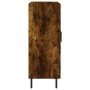 Aparador de madera de ingeniería roble ahumado 69,5x34x90 cm de vidaXL, Aparadores - Ref: Foro24-830209, Precio: 60,39 €, Des...