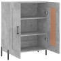 Aparador de madera de ingeniería gris hormigón 69,5x34x90 cm de vidaXL, Aparadores - Ref: Foro24-830208, Precio: 80,26 €, Des...