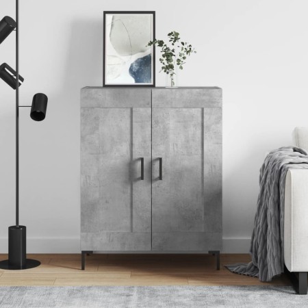 Engineered wood sideboard in concrete grey 69.5x34x90 cm by vidaXL, Sideboards - Ref: Foro24-830200, Price: 76,94 €, Discount: %