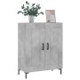 Aparador de madera de ingeniería gris hormigón 69,5x34x90 cm de vidaXL, Aparadores - Ref: Foro24-830200, Precio: 76,94 €, Des...