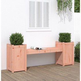 Bank mit Pflanzgefäßen aus massivem Douglasienholz 180x36x63cm von vidaXL, Gartenbänke - Ref: Foro24-825168, Preis: 130,99 €,...