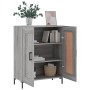 Aparador de madera de ingeniería gris Sonoma 69,5x34x90 cm de vidaXL, Aparadores - Ref: Foro24-830202, Precio: 78,58 €, Descu...