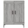 Aparador de madera de ingeniería gris Sonoma 69,5x34x90 cm de vidaXL, Aparadores - Ref: Foro24-830202, Precio: 78,58 €, Descu...