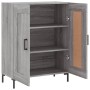 Aparador de madera de ingeniería gris Sonoma 69,5x34x90 cm de vidaXL, Aparadores - Ref: Foro24-830202, Precio: 78,58 €, Descu...