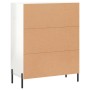 Aparador de madera contrachapada blanco brillante 69,5x34x90 cm de vidaXL, Aparadores - Ref: Foro24-830206, Precio: 66,99 €, ...