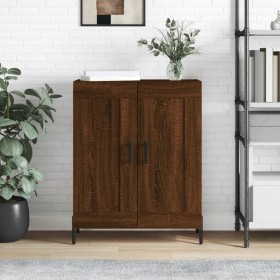 Oak brown engineered wood sideboard 69.5x34x90 cm by vidaXL, Sideboards - Ref: Foro24-830211, Price: 84,99 €, Discount: %