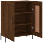 Aparador de madera de ingeniería marrón roble 69,5x34x90 cm de vidaXL, Aparadores - Ref: Foro24-830211, Precio: 84,74 €, Desc...