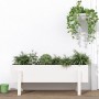 Elevated garden bed made of solid white pine wood 101x30x38cm by vidaXL, Pots and planters - Ref: Foro24-825185, Price: 60,99...