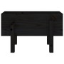 Solid black pine wood planter 62x30x38 cm by vidaXL, Pots and planters - Ref: Foro24-825181, Price: 42,99 €, Discount: %