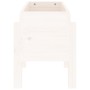 Solid white pine wood planter 62x30x38 cm by vidaXL, Pots and planters - Ref: Foro24-825178, Price: 42,27 €, Discount: %