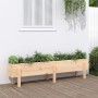 Raised garden bed made of solid pine wood 160x30x38 cm by vidaXL, Pots and planters - Ref: Foro24-825191, Price: 64,92 €, Dis...