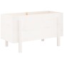 Raised garden bed solid white pine wood 101x50x57cm by vidaXL, Pots and planters - Ref: Foro24-825213, Price: 69,70 €, Discou...