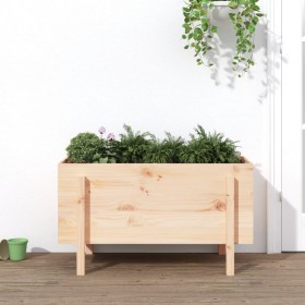 Hochbeet aus massivem Kiefernholz, 101 x 50 x 57 cm von vidaXL, Töpfe und Pflanzgefäße - Ref: Foro24-825212, Preis: 80,99 €, ...