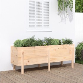 Hochbeet aus massivem Kiefernholz, 160 x 50 x 57 cm von vidaXL, Töpfe und Pflanzgefäße - Ref: Foro24-825219, Preis: 130,80 €,...