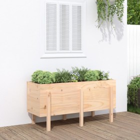 Raised garden bed solid pine wood 121x50x57 cm by vidaXL, Pots and planters - Ref: Foro24-825226, Price: 94,99 €, Discount: %