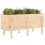 Arriate elevado de jardín madera maciza de pino 121x50x57 cm de vidaXL, Maceteros y jardineras - Ref: Foro24-825226, Precio: ...