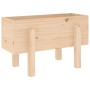 Jardinera madera maciza de pino 62x30x38 cm de vidaXL, Maceteros y jardineras - Ref: Foro24-825177, Precio: 40,87 €, Descuent...