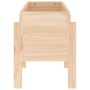 Jardinera madera maciza de pino 62x30x38 cm de vidaXL, Maceteros y jardineras - Ref: Foro24-825177, Precio: 40,87 €, Descuent...