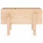 Jardinera madera maciza de pino 62x30x38 cm de vidaXL, Maceteros y jardineras - Ref: Foro24-825177, Precio: 40,87 €, Descuent...