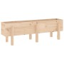 Elevated garden bed made of solid pine wood 121x30x38 cm by vidaXL, Pots and planters - Ref: Foro24-825198, Price: 38,48 €, D...